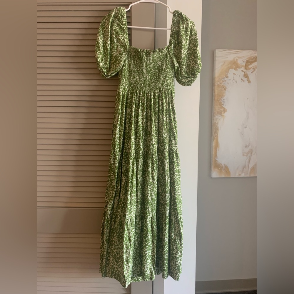 Abercrombie & Fitch Green MIDI/Maxi Dress
